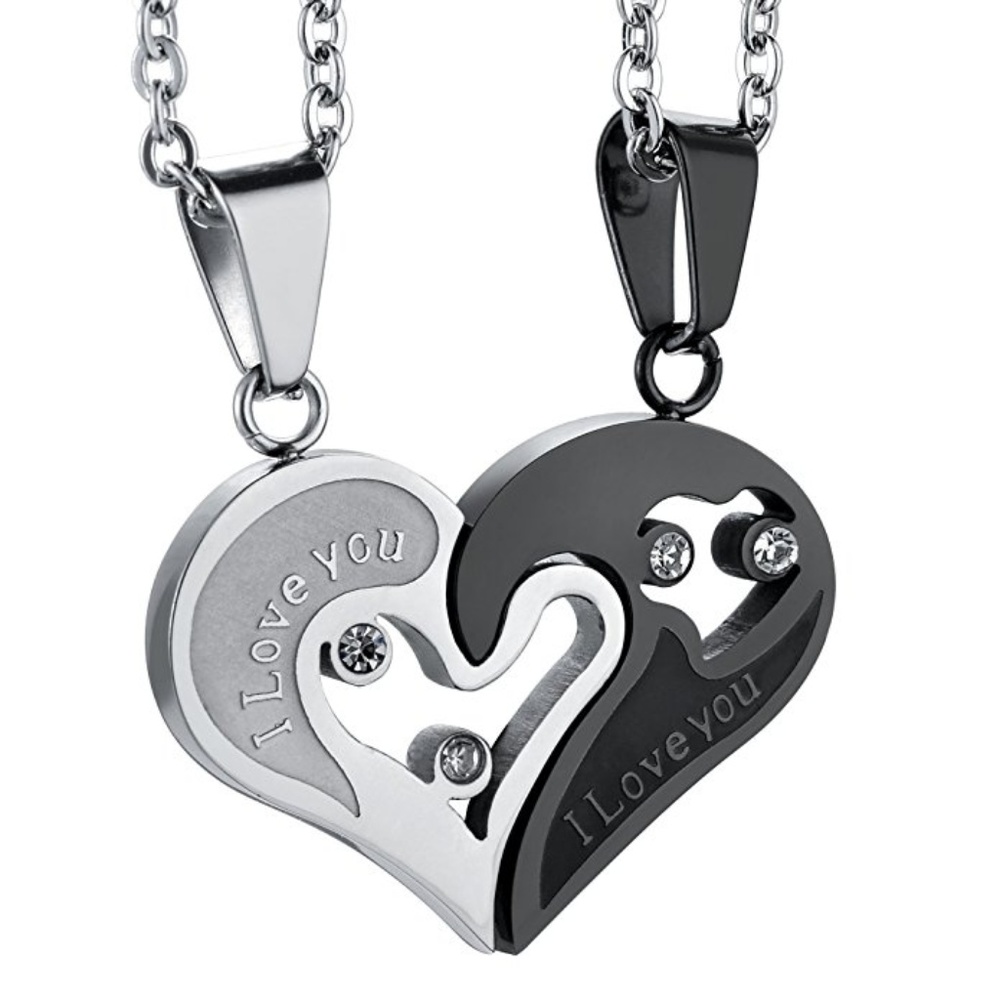 Stainless Steel Men, Women Couple Necklace